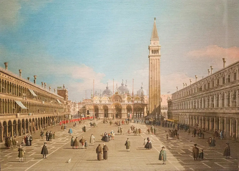 サンマルコ広場とバジリカ、ヴェネツィア - カナレット

Source:
La Place Saint-Marc et la Basilique, Venise - Canaletto