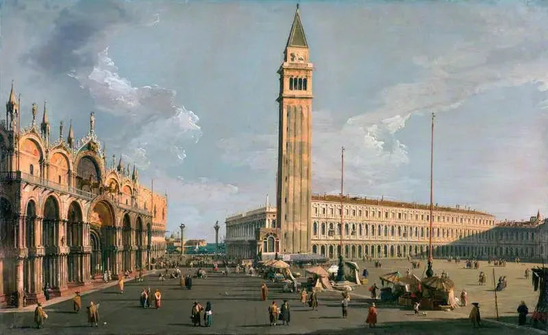 ヴェネツィア、サンマルコ広場 - カナレット

Source:
La Place Saint-Marc, Venise - Canaletto