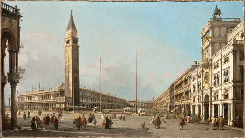 サンマルコ広場の南西方向 - カナレット

Source:
La Place Saint-Marc vers le sud et l'ouest - Canaletto