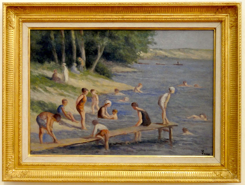 メリクールのビーチ、水浴び - マキシミリアン・リュース