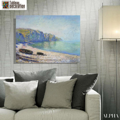 La Plage de Pourville - Reproduction de tableaux de Monet - Reproductions de tableaux et peintures haut de gamme