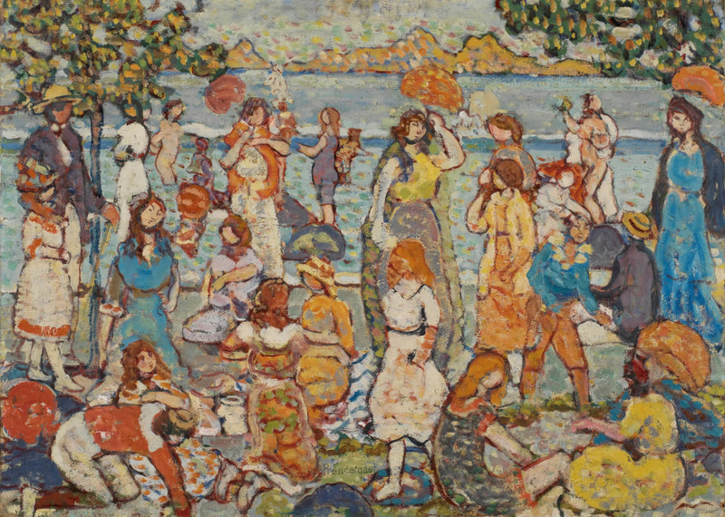 ビーチ - モーリス・プリンダーギスト

Source:
La plage - Maurice Prendergast