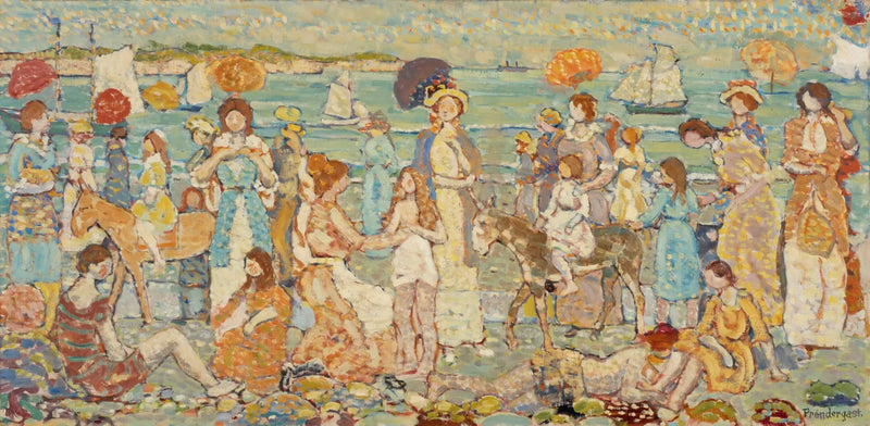 ラ・プラージュ「第3号」 - モーリス・プリンダーギャスト

Source:
La Plage « N° 3 » - Maurice Prendergast