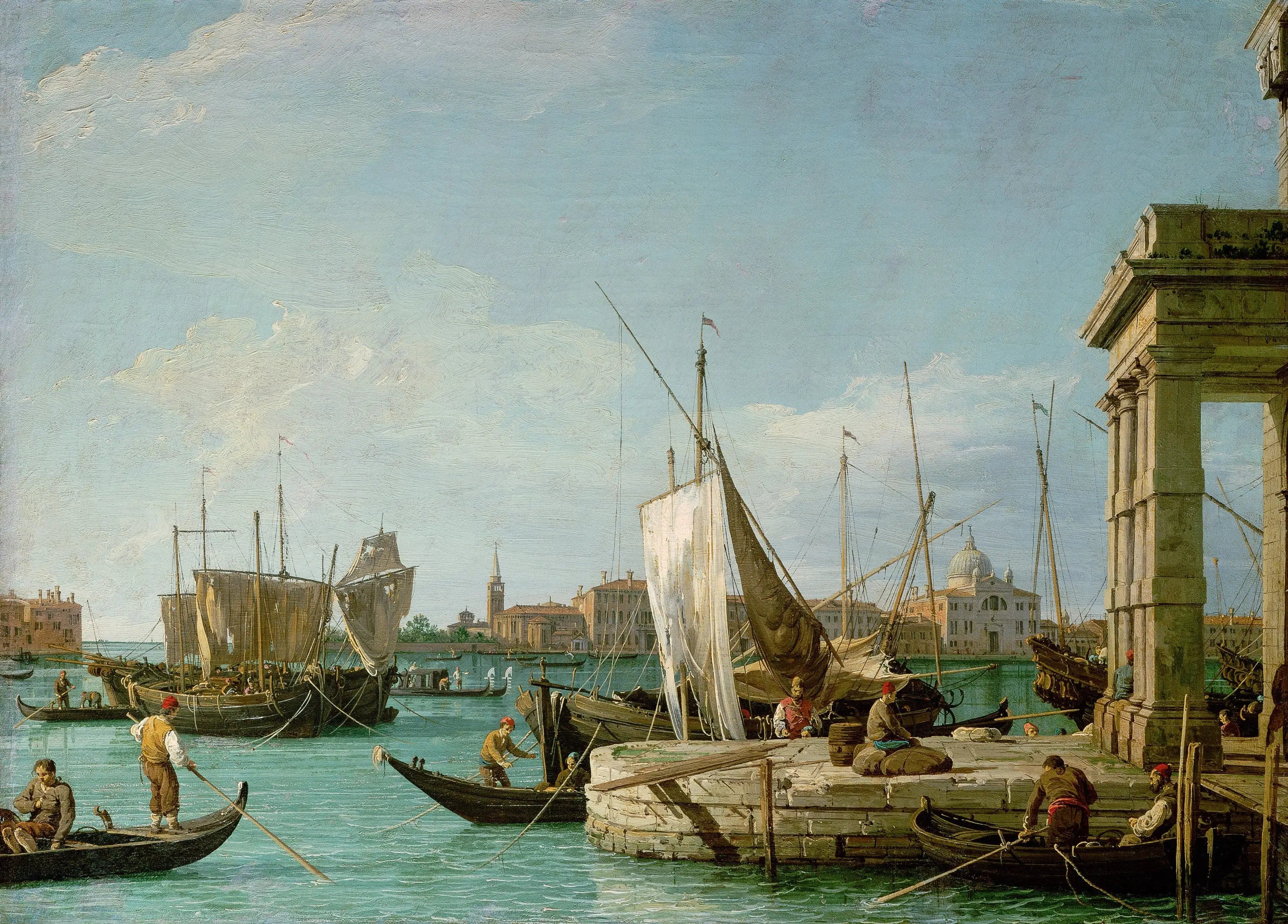 La Pointe de la Douane - Canaletto - Alpha Reproduction