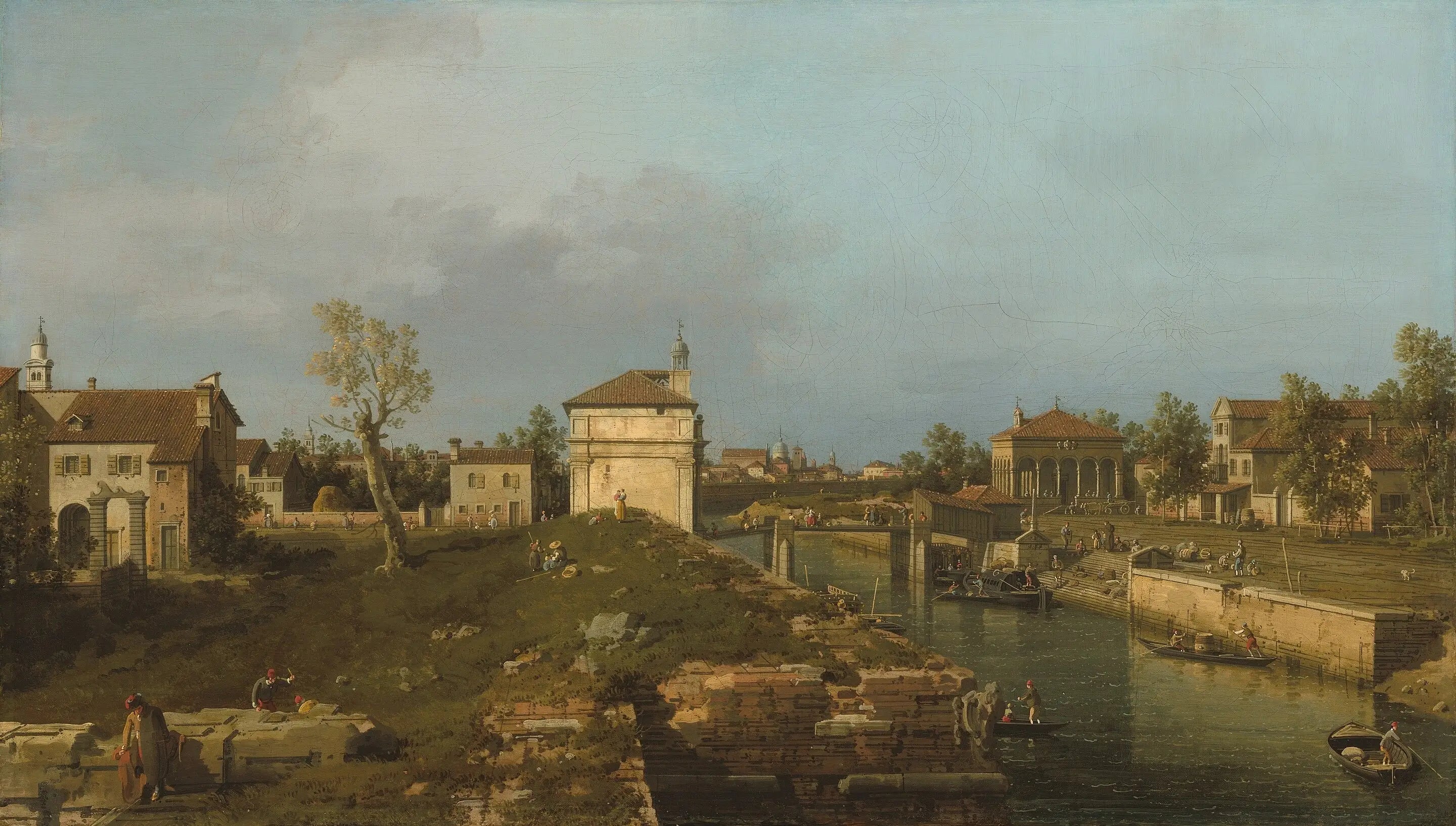La Porta Portello Padoue - Canaletto - Alpha Reproduction