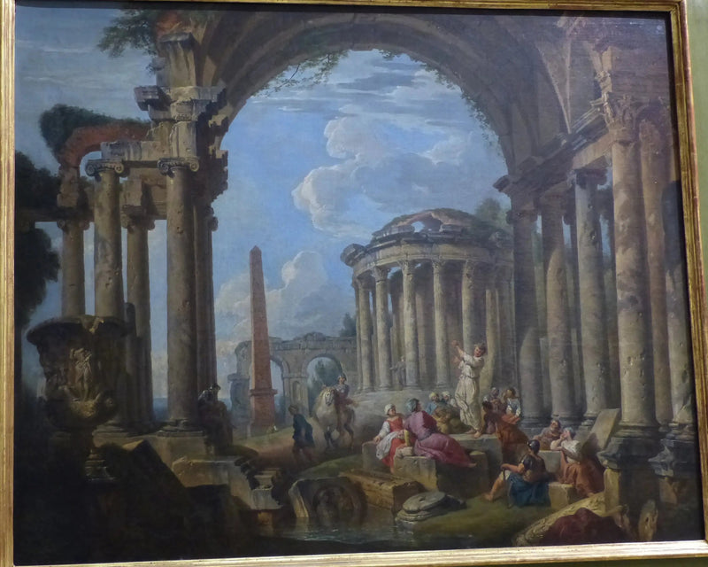 古代の廃墟における説教 - ジョバンニ・パオロ・パニーニ

Source:
La Prédication dans des ruines antiques - Giovanni Paolo Panini
