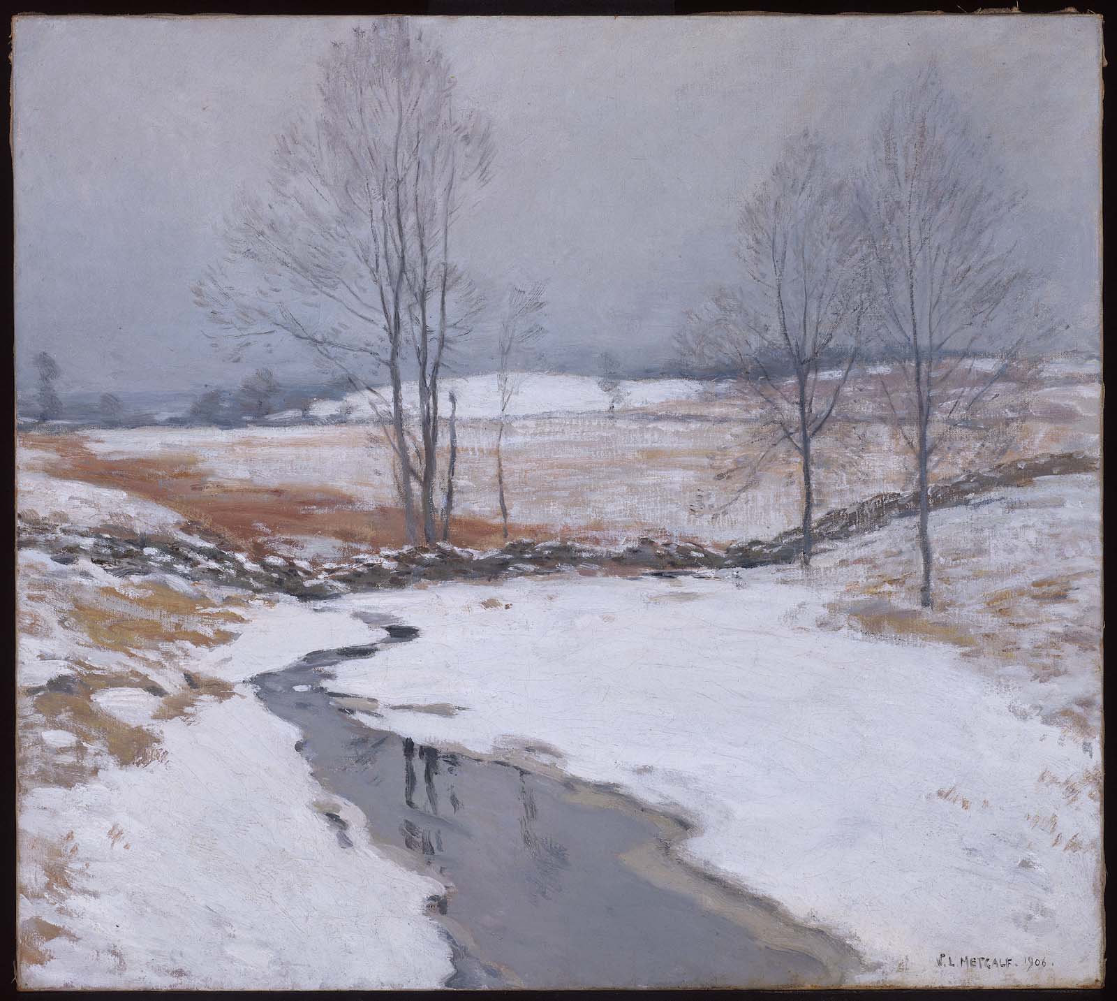La première neige - Willard Metcalf - Alpha Reproduction