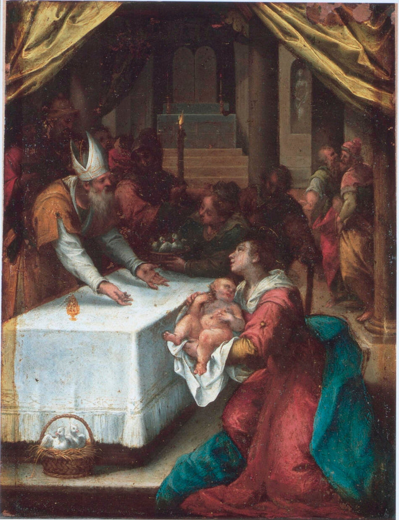 神殿への奉納 - デニス・カルヴェール