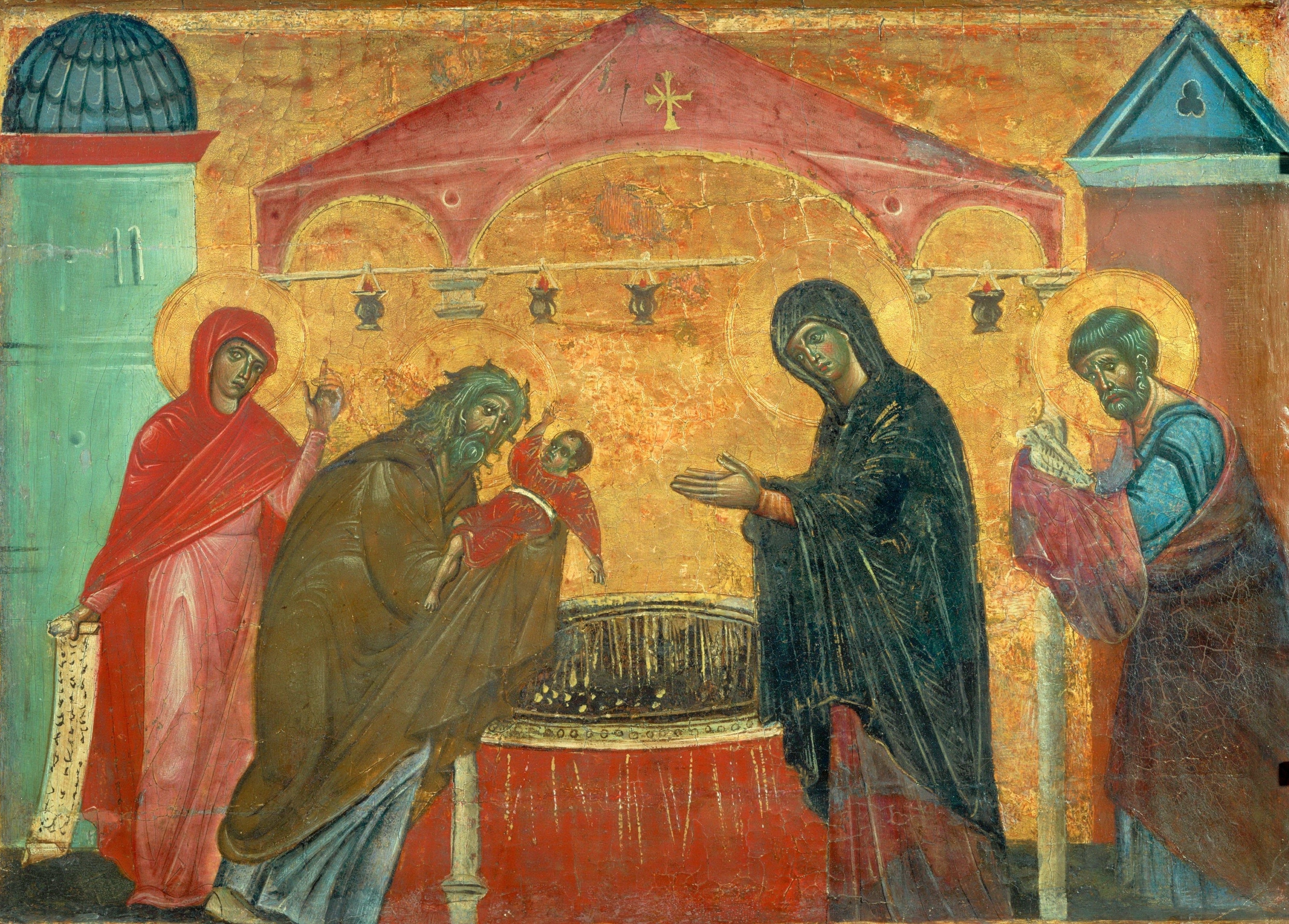 La Présentation au Temple - Guido da Siena - Alpha Reproduction