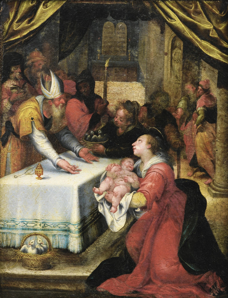 イエスの神殿での奉献 - デニス・カルヴェール