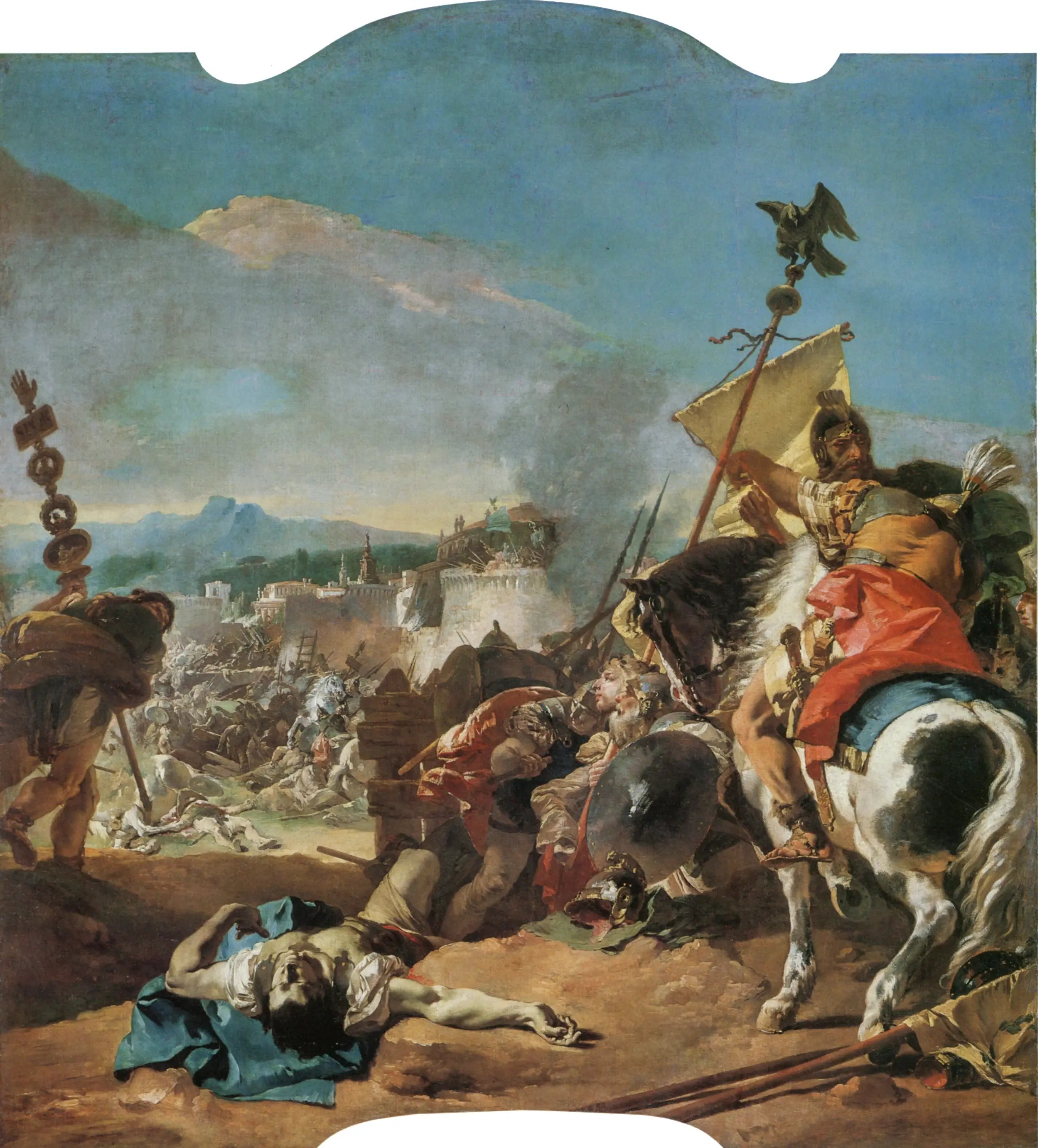 La prise de Carthage - Giovanni Battista Tiepolo - Alpha Reproduction