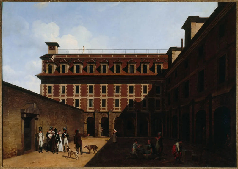 マデロンネット監獄、フォンテーヌ通り - ルイ＝レオポルド・ボイイ

Source:
La prison des Madelonnettes, rue des Fontaines - Louis-Léopold Boilly