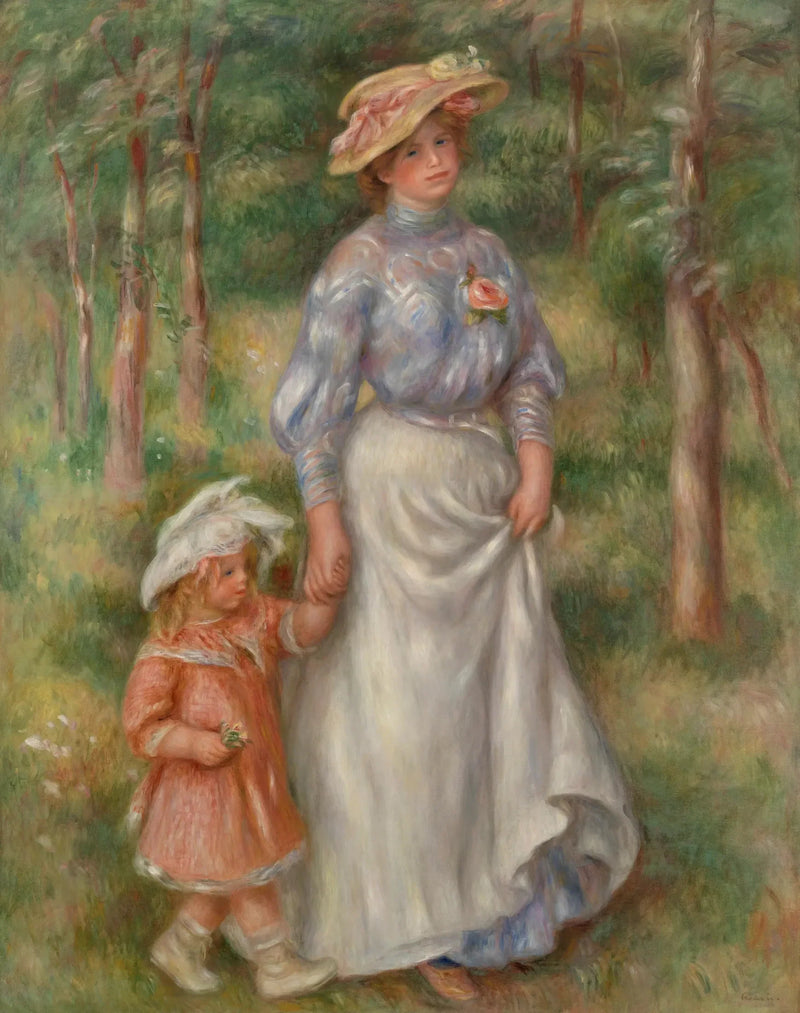 散歩 - ピエール＝オーギュスト・ルノワール
