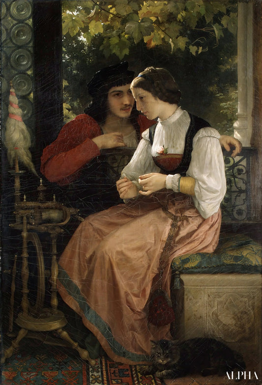 La Proposition - William-Adolphe Bouguereau Reproductions de tableaux à la peinture à l’huile