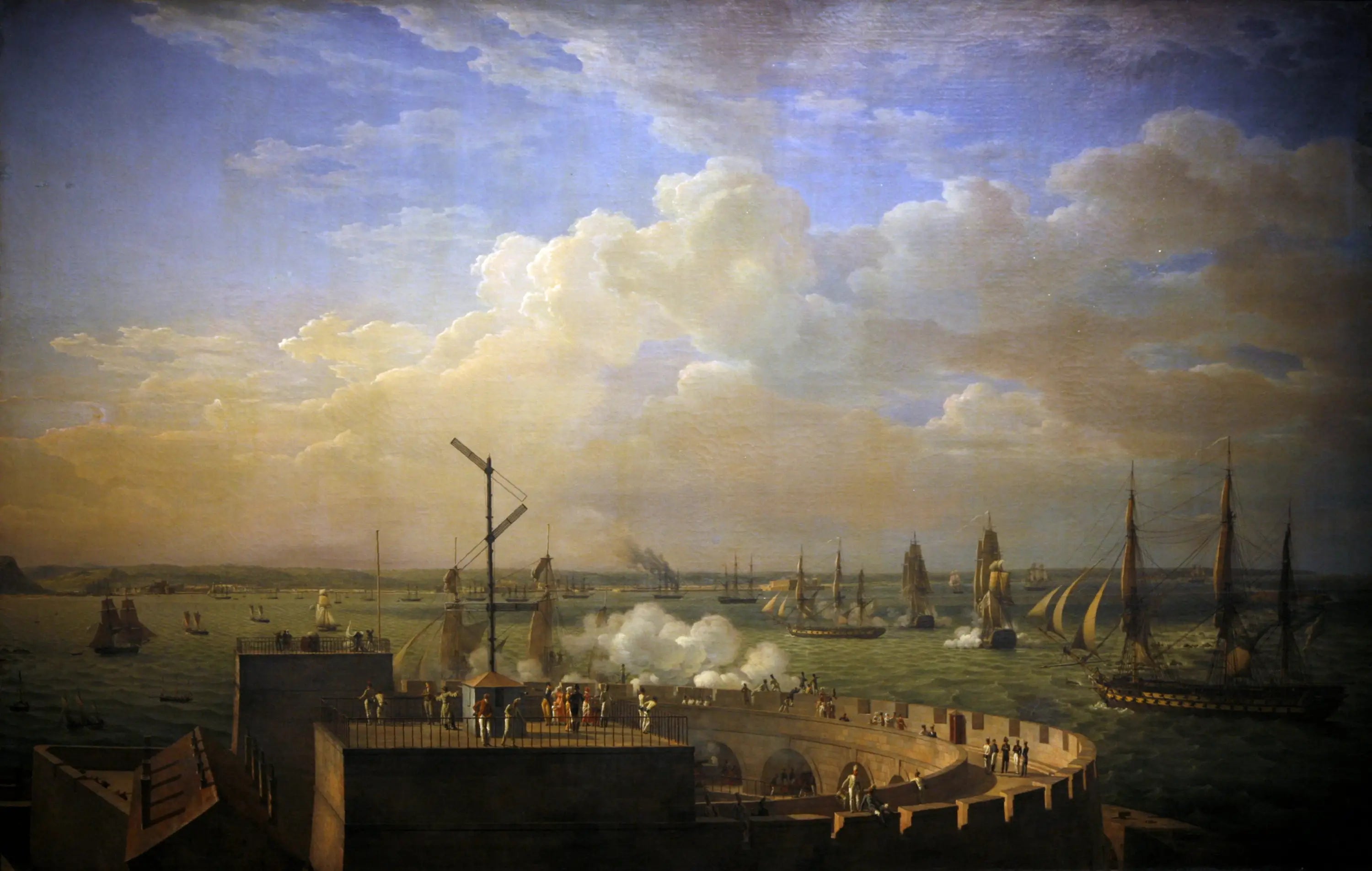 La rade de Cherbourg - Louis-Philippe Crépin image 1 reproduction réalisée par Alpha Reproduction