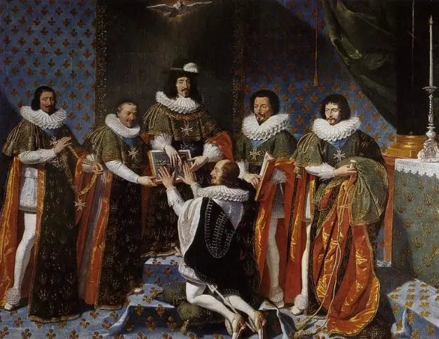 ルイ13世王による1633年の長谷川公爵の聖霊騎士団への迎え

Source:
La Réception du Duc de Longueville dans l'ordre du Saint-Esprit par le Roi Louis XIII en 1633 - Philippe de Champaigne