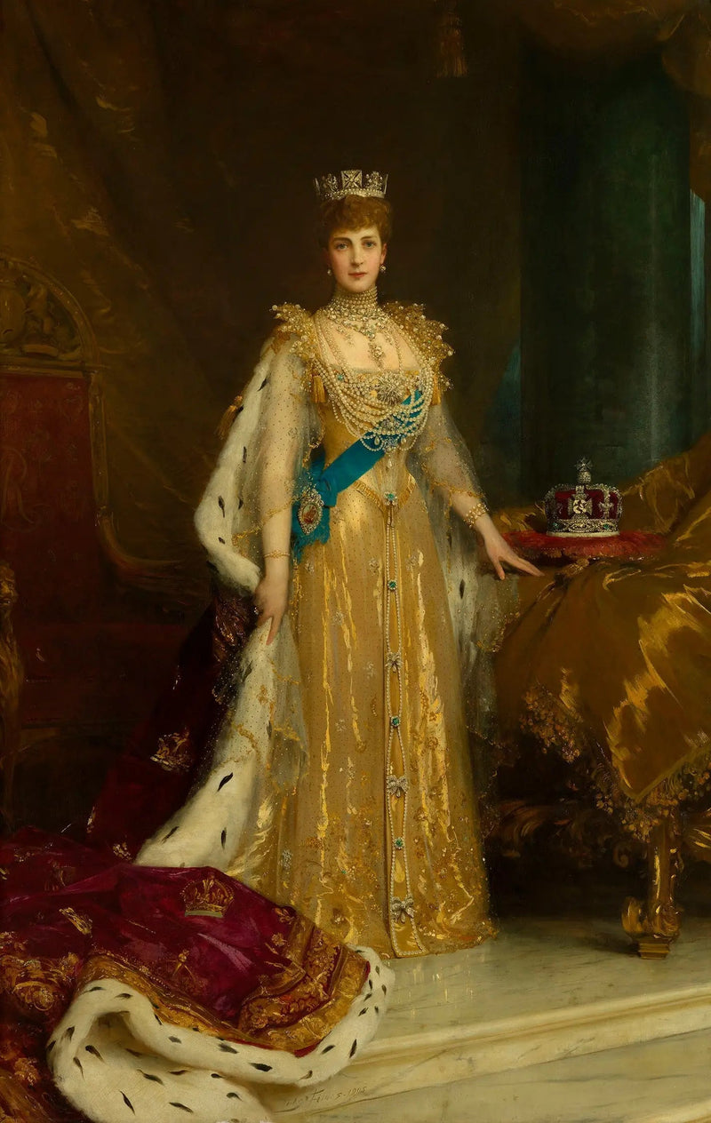 アレクサンドラ女王（1844-1925） - ルーク・フィルズ

Source:
La reine Alexandra (1844-1925) - Luke Fildes
