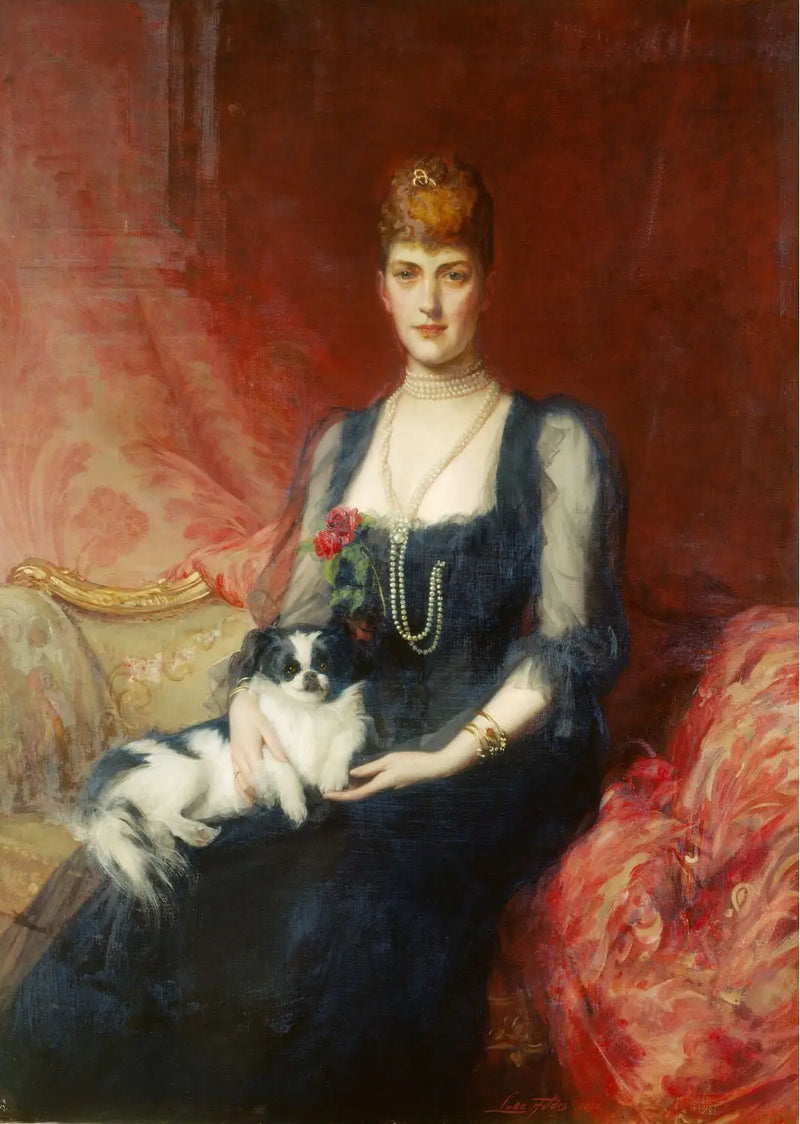 アレクサンドラ女王、当時はウェールズ公女 - ルーク・フィルズ

Source:
La reine Alexandra, alors princesse de Galles - Luke Fildes