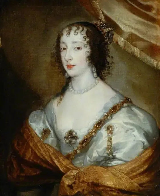 ヘンリエッタ・マリー女王（1609年–1669年） - アントワーヌ・ヴァン・ダイク

Source:
La reine Henriette Marie (1609–1669) - Antoine van Dyck