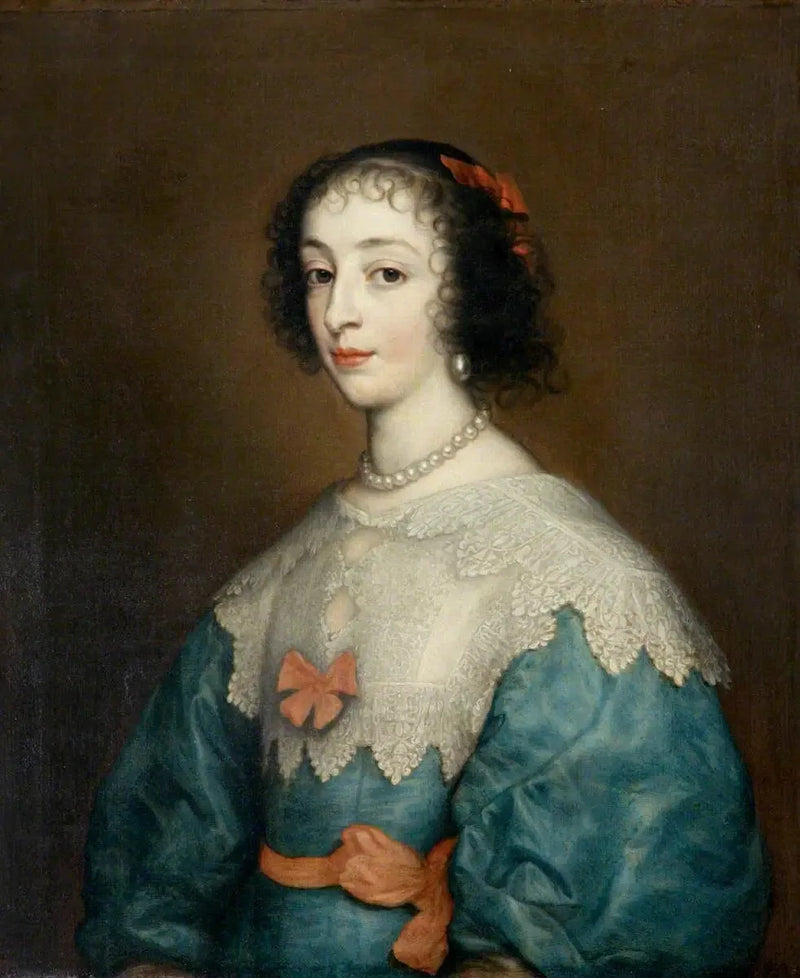 女王アンリエット・マリー（1609年–1669年） - アントワーヌ・ヴァン・ダイク

Source:
La reine Henriette Marie (1609–1669) - Antoine van Dyck