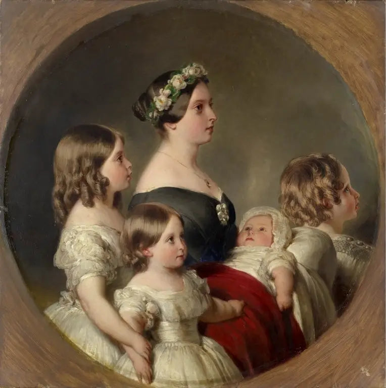 ビクトリア女王（1819-1901）と彼女の長男四人の子供たち - フランツ・ザヴェル・ウィンターhalter

Source:
La reine Victoria (1819-1901) avec ses quatre enfants aînés - Franz Xaver Winterhalter