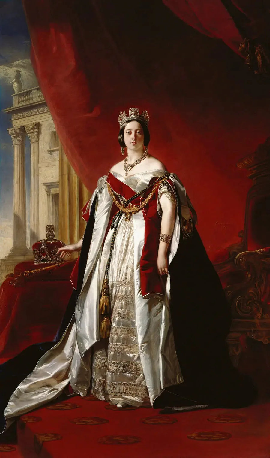 ビクトリア女王（1819-1901） - フランツ・ザヴェル・ウィンターハルター

Source:
La reine Victoria (1819-1901) - Franz Xaver Winterhalter
