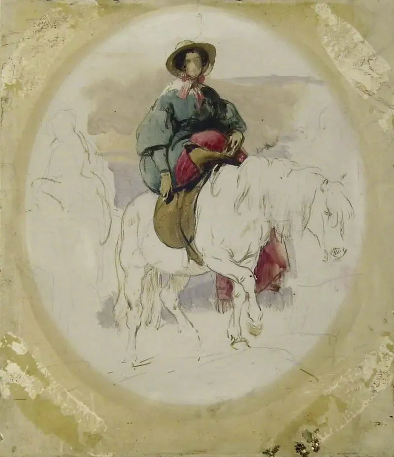ハイランドのポニーに乗るヴィクトリア女王 - エドウィン・ヘンリー・ランディー

Source:
La reine Victoria sur un poney des Highlands - Edwin Henry Landseer