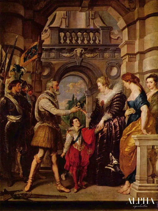 La Remise de la régence à la reine - Peter Paul Rubens - Reproductions de tableaux et peintures haut de gamme