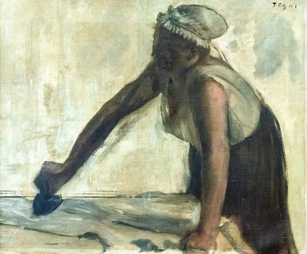 La repasseuse à contre-jour - Edgar Degas image 1 tableau peint à l’huile sur toile