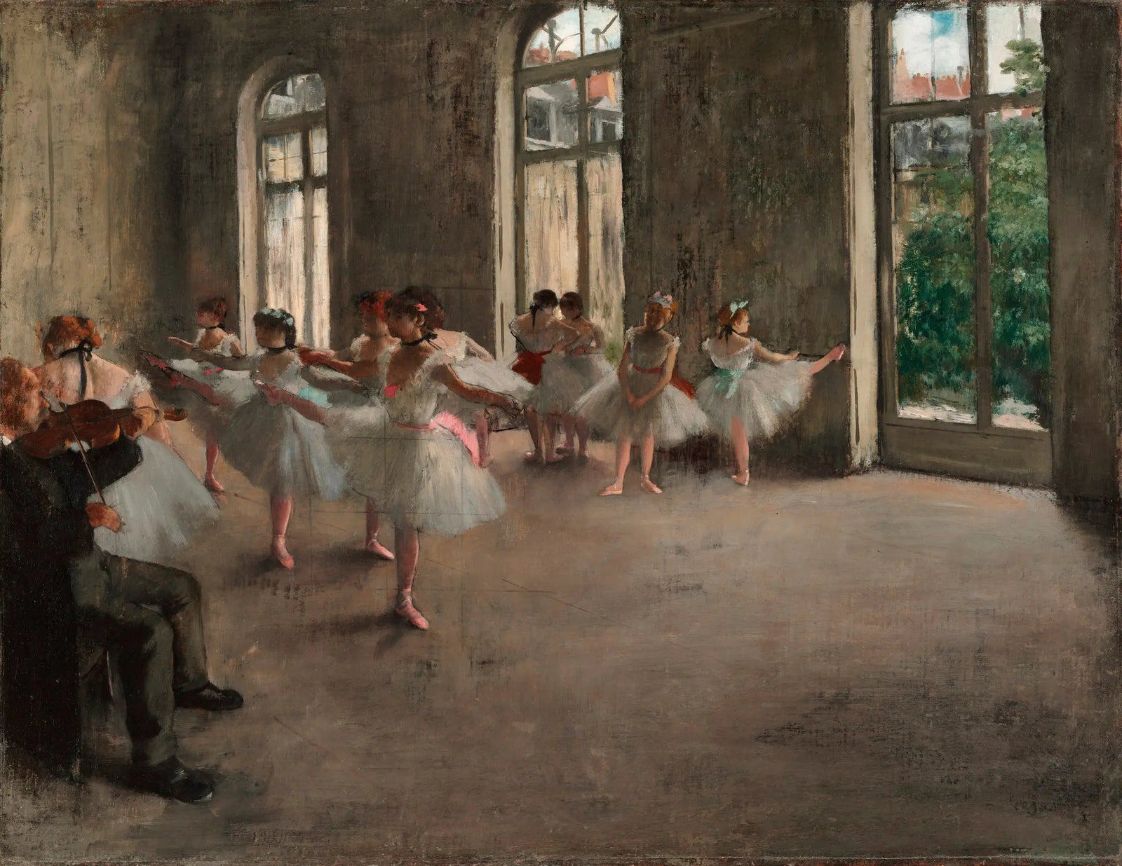 La répétition - Edgar Degas image 1 copie de tableau peinte à la main