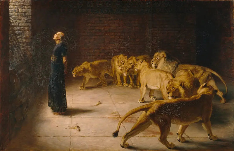 ダニエルの王への答え - ブリトン・リヴィエール

Source:
La réponse de Daniel au roi - Briton Rivière