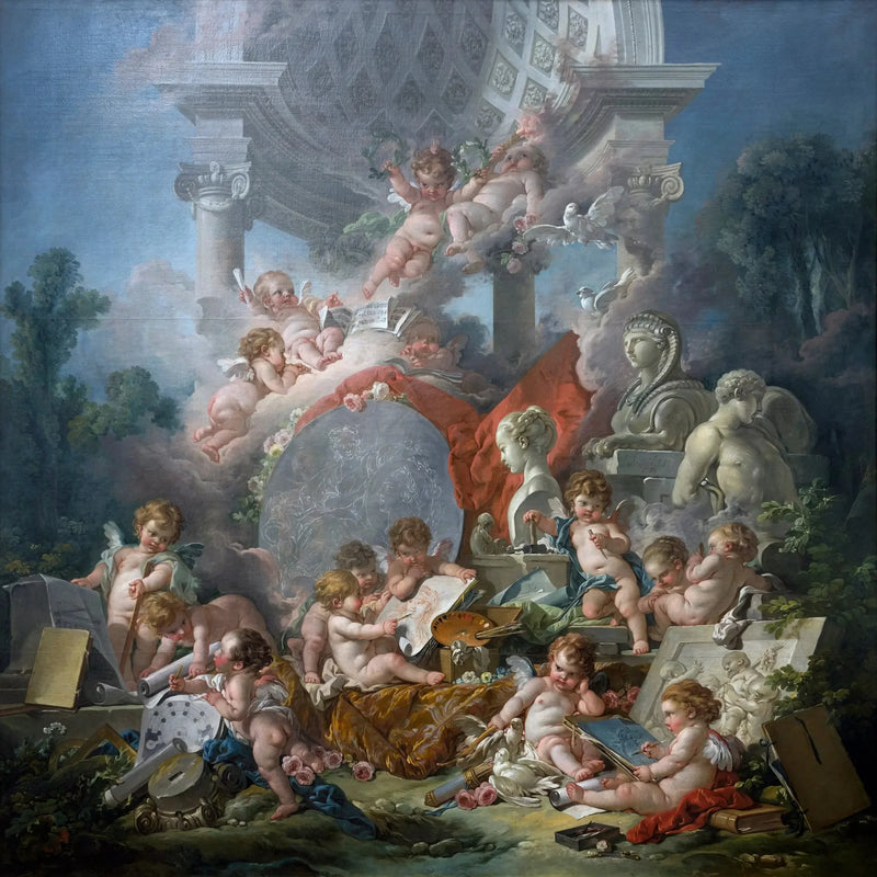 ラ・レユニオン・デ・ザール - フランソワ・ブーシェ

Source:
La Réunion des Arts - François Boucher