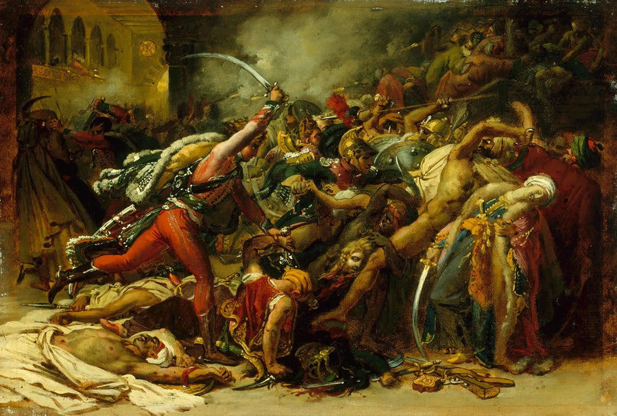 カイロの反乱 - アンヌ＝ルイ・ジロデ

Source:
La révolte du Caire - Anne-Louis Girodet