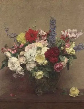 6月のローズの豊かさ - アンリ・ファンタン＝ラトゥール

Source:
La richesse rose de juin - Henri Fantin-Latour