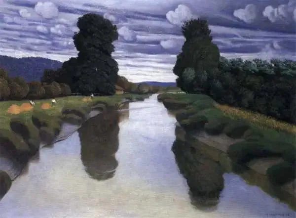 ベルヴィル付近のリズル川 - フェリックス・ヴァロトン

Source:
La Risle près de Berville - Félix Vallotton