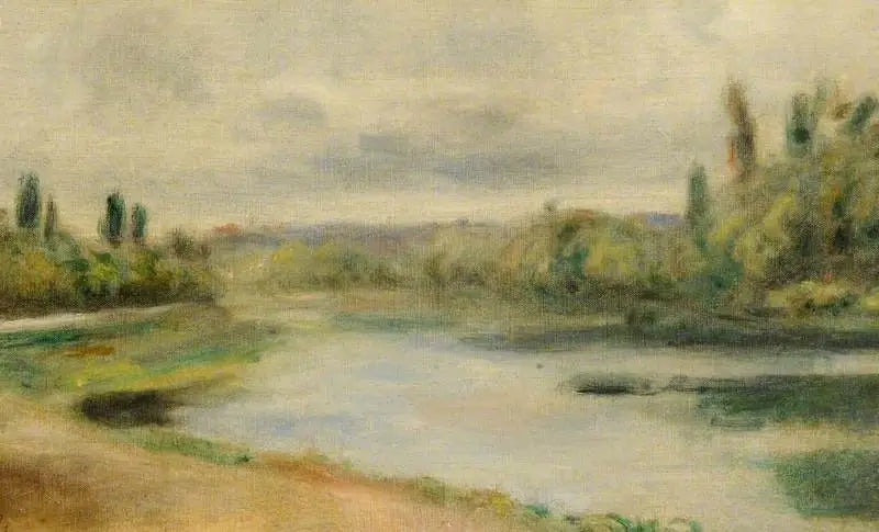 La rivière - Pierre-Auguste Renoir image 1 reproduction réalisée par Alpha Reproduction