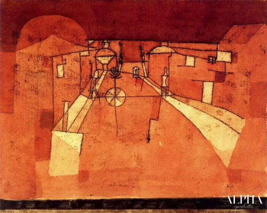 La rue dans l'entrepôt - Paul Klee - Reproductions de tableaux et peintures haut de gamme