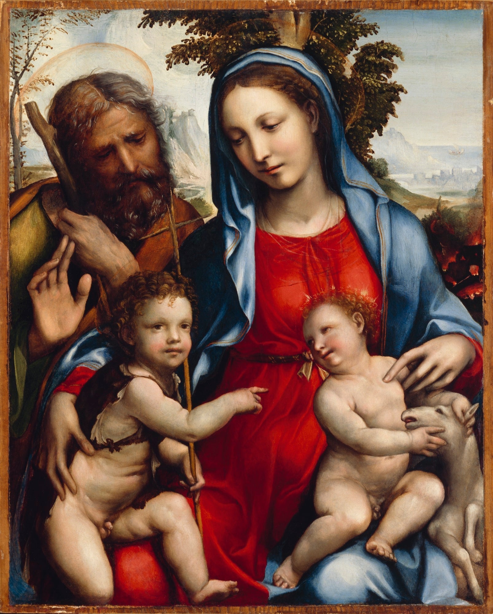 La Sainte Famille et saint Jean - Il Sodoma (Giovanni Antonio Bazzi) - Alpha Reproduction