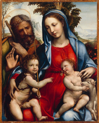 La Sainte Famille et saint Jean - Il Sodoma (Giovanni Antonio Bazzi) - Alpha Reproduction