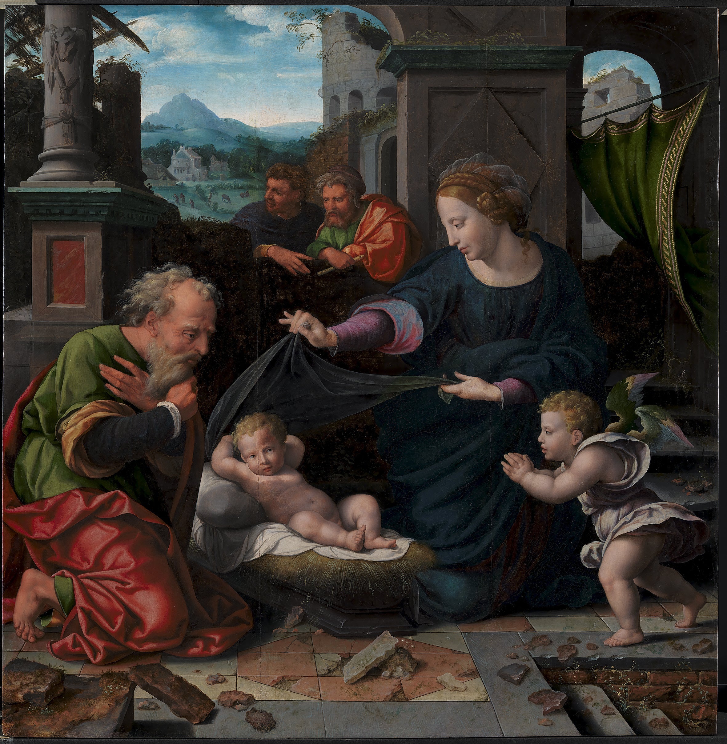 La Sainte Famille - Joos van Cleve - Alpha Reproduction