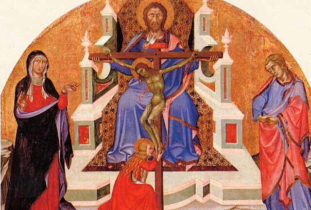 La Sainte Trinité (retable de la Trinité) - Bartolo di Fredi - Alpha Reproduction