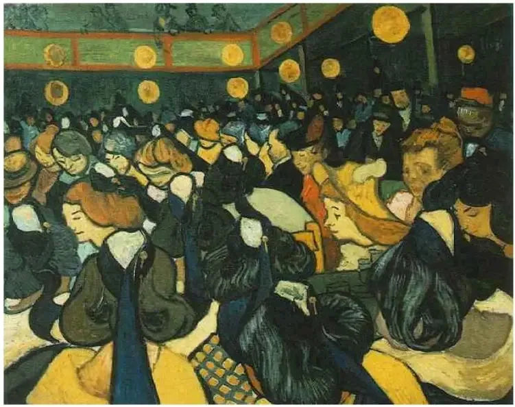 La Salle de danse à Arles - Vincent van Gogh image 1 tableau peint à l’huile sur toile