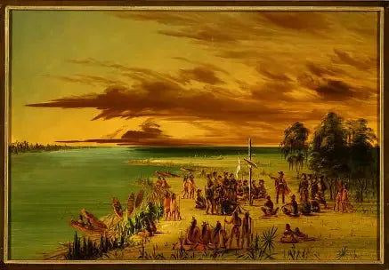 ラ・サールはルイジアナをフランスのものと主張しています。1682年4月9日 - ジョージ・キャトリン

Source:
La Salle revendique la Louisiane pour la France. 9 avril 1682 - George Catlin