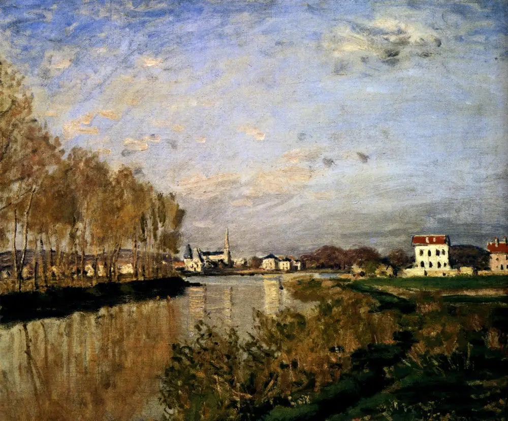 La Seine à Argenteuil - Claude Monet image 1 reproduction artisanale de tableau