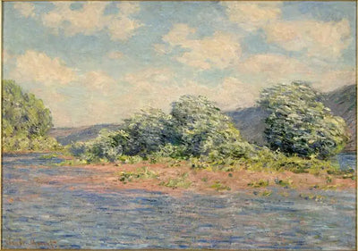Reproduction du tableau « La Seine à Port-Villez - Claude Monet » par Alpha Reproduction en peinture à l’huile