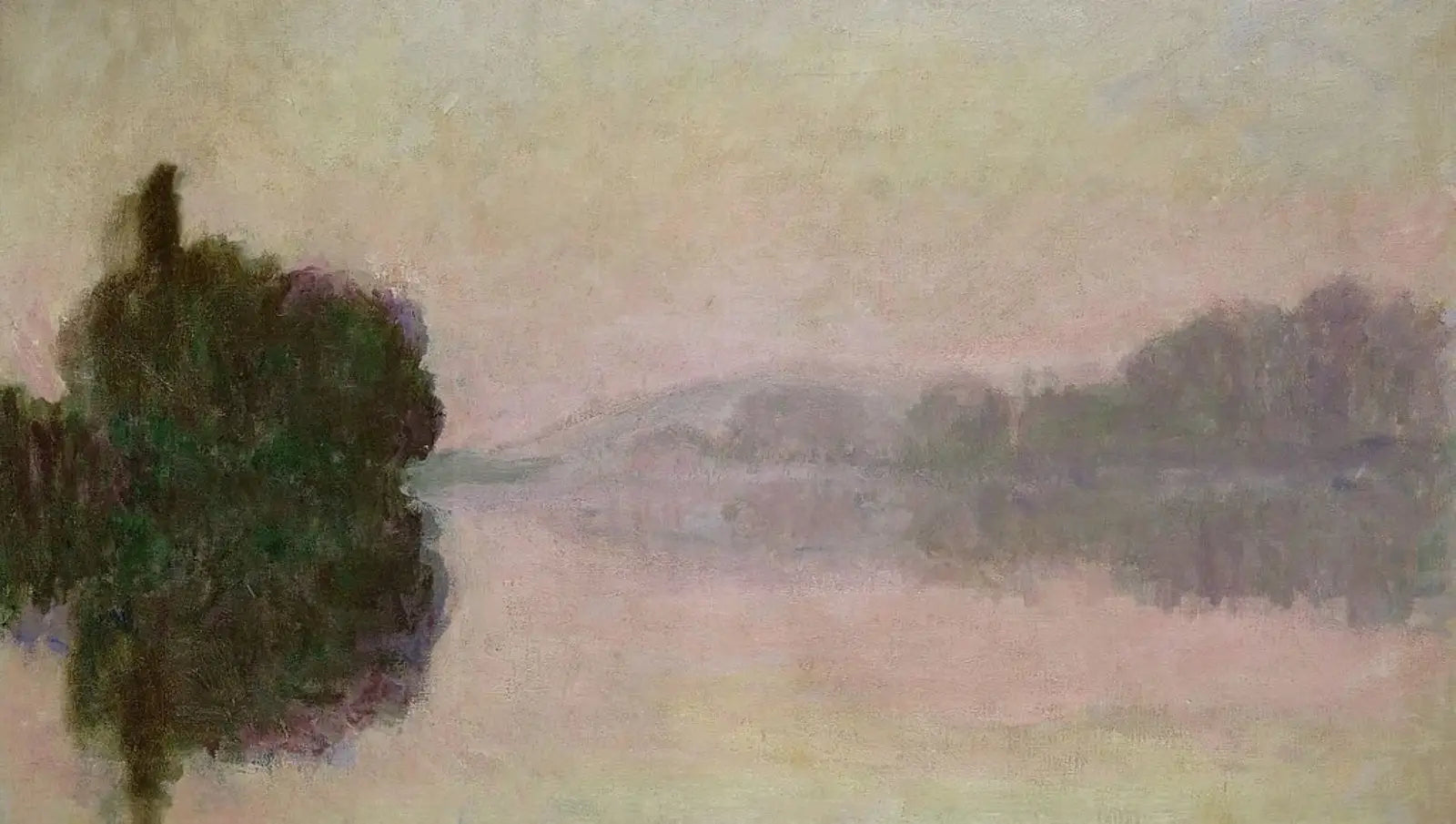 La Seine à Port-Villez, effet du soir - Claude Monet image 1 reproduction réalisée par Alpha Reproduction