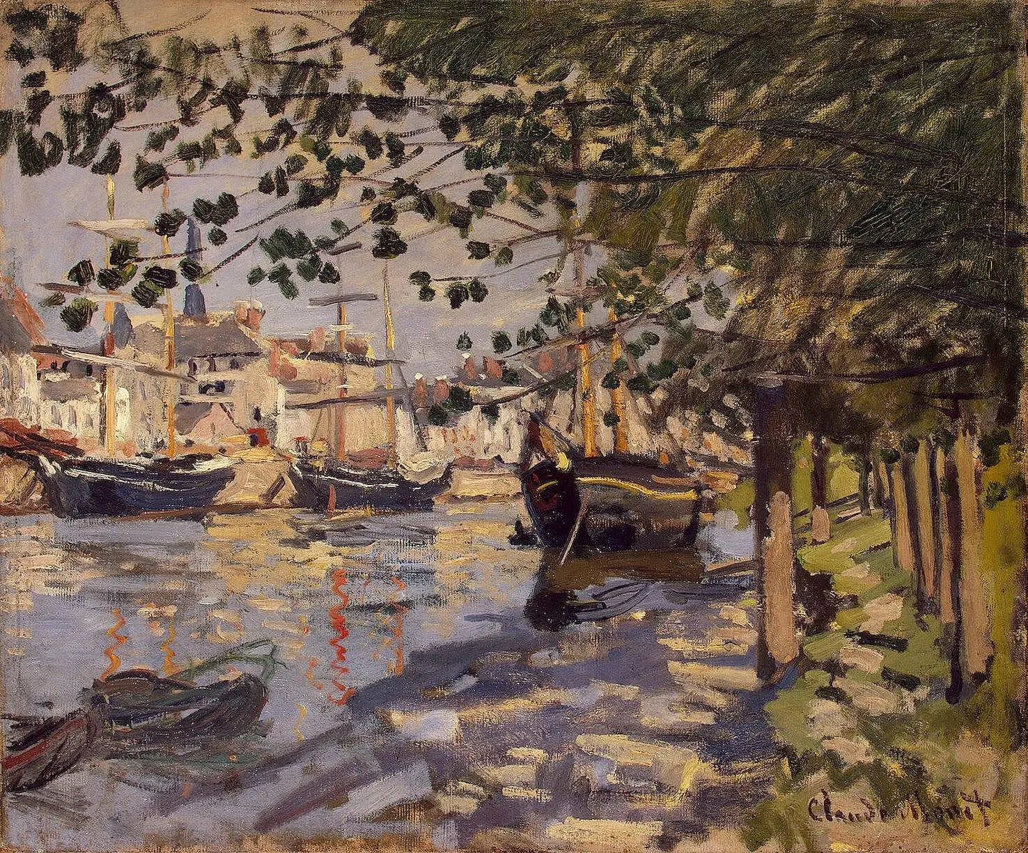 La Seine à Rouen - Claude Monet image 1 reproduction réalisée par Alpha Reproduction