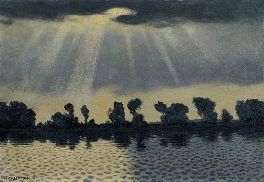 セーヌ川、アンドレイの近く - フェリックス・ヴァロトン

Source:
La Seine près des Andelys - Félix Vallotton