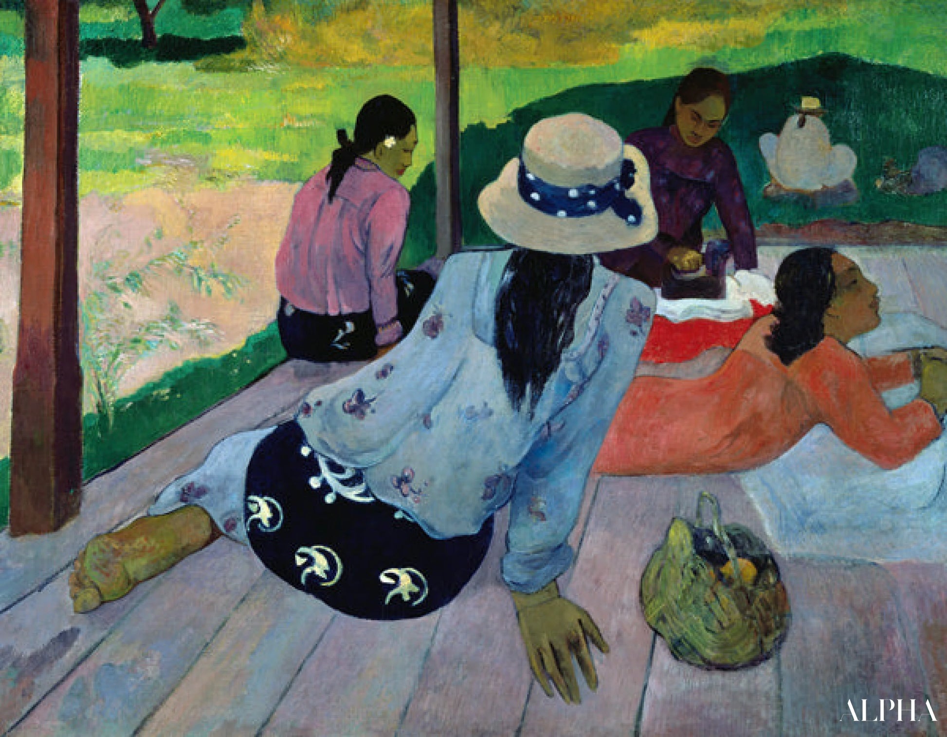 昼寝 - ポール・ゴーギャン - 高級絵画および絵画の複製