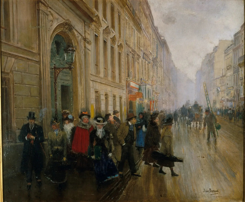 音楽院の卒業式 - ジャン・ボロー

Source:
La sortie du conservatoire de musique - Jean Béraud